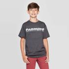 Boys' Fortnite Logo-6 Short Sleeve T-shirt - Charcoal Heather 2xl, Size: