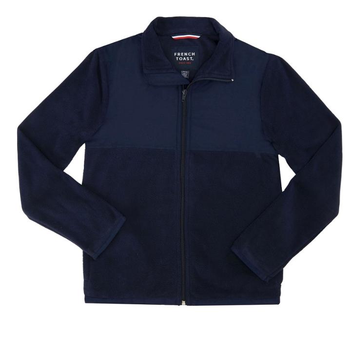 French Toast Boys' Polar Fleece Jacket - Navy