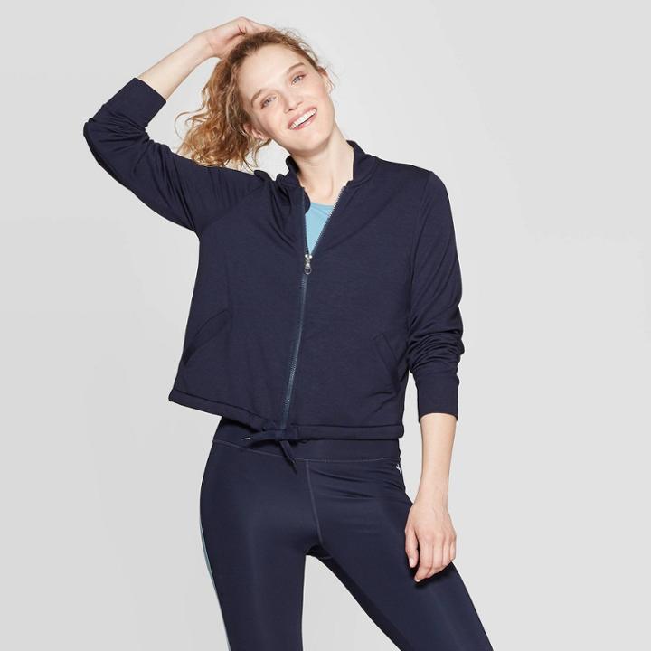 Women's Cozy Layering Bomber Jacket - Joylab Night