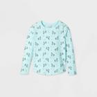 Girls' Long Sleeve Printed T-shirt - Cat & Jack