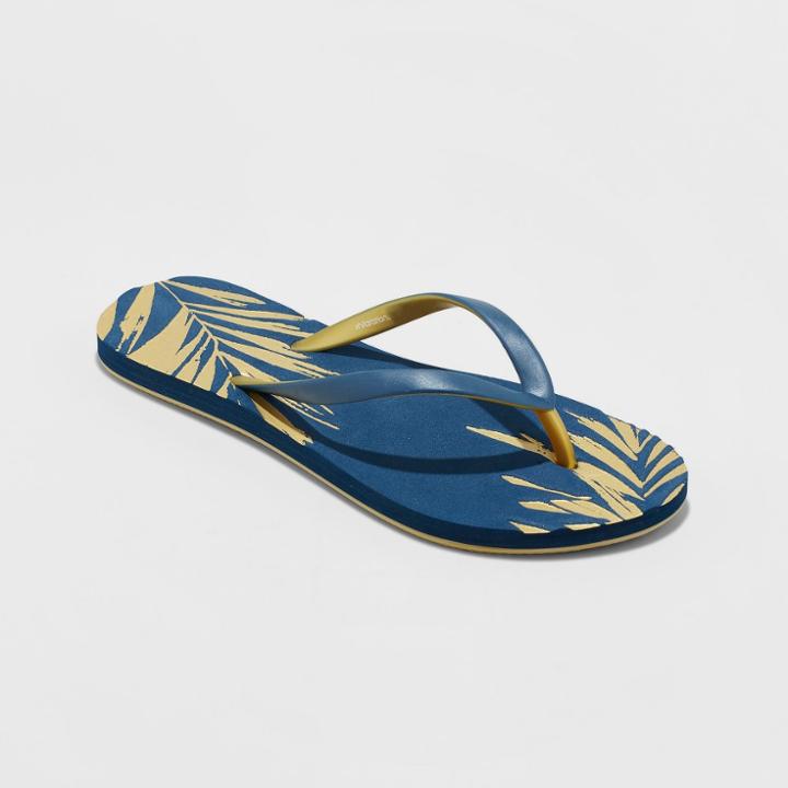 Women's Delta Flip Flop Sandal - Xhilaration Navy (blue)