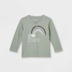 Toddler Boys' 'do Good' Long Sleeve T-shirt - Art Class Olive Green
