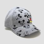 Disney Toddler Boys' Mickey Mouse Baseball Hat - Gray One Size Fit