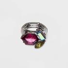 Color Stone With Stretch Ring - A New Day Pink