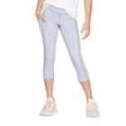 Girls' Premium Performance Capri Leggings With Pockets - C9 Champion Light Purple