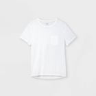 Men's Adaptive Loose Fit Short Sleeve Crewneck T-shirt - Goodfellow & Co White