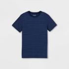 Boys' Striped Short Sleeve T-shirt - Cat & Jack Navy