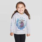 Girls' Disney Frozen 2 Anna Elsa Watercolor Sweatshirt - Heather Gray