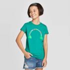 Petitegirls' Short Sleeve Rainbow Graphic T-shirt - Cat & Jack Jade S, Girl's, Size: