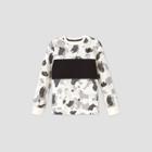 Boys' Camo Print Halloween Long Sleeve Graphic T-shirt - Art Class White/black Xs, Black/green/white