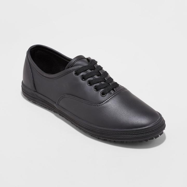 Women's Miracle Non Slip Service Shoe Lace Up - Mossimo Supply Co. Black