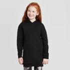 Girls' Oversized Hoodie - Art Class Black