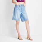 Women's Bermuda Denim Shorts - Future Collective With Gabriella Karefa-johnson Light Wash