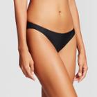 Women's Extra Cheeky Bikini Bottom - Xhilaration Black