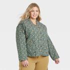 Women's Plus Size Quilted Jacket - Universal Thread Yellow