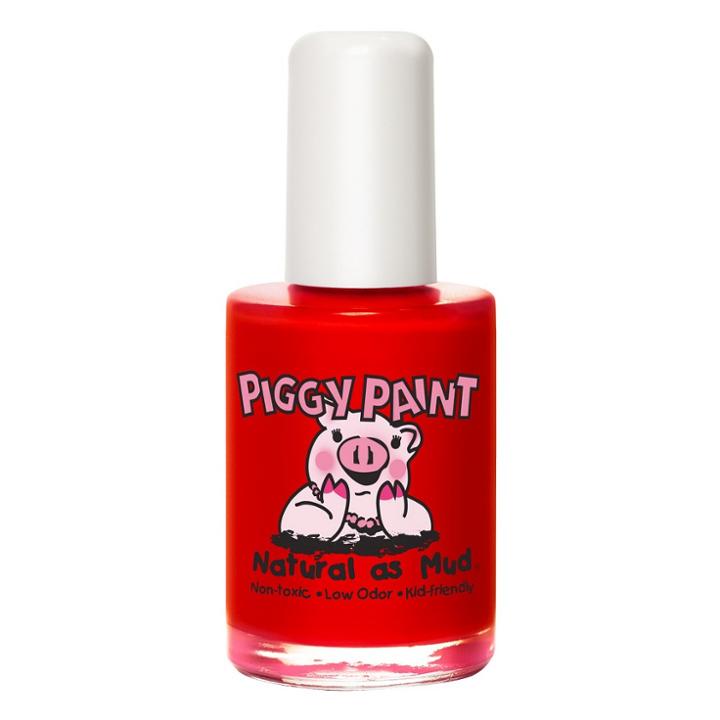 Piggy Paint Non-toxic Nail Polish - Sometimes Sweet - 0.5 Oz, Bright Red