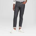 Men's Slim Fit Raw Stretch - Goodfellow & Co Dark Rinse