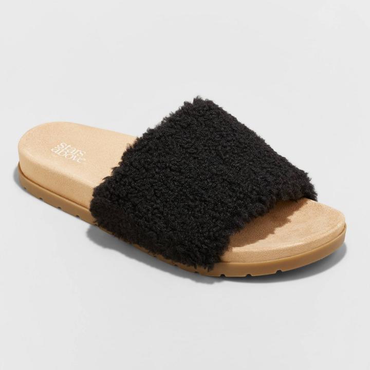 Women's Sophia Slippers - Stars Above Black