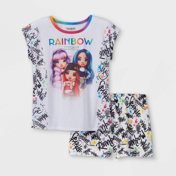 Girls' Rainbow High 2pc Pajama Set -