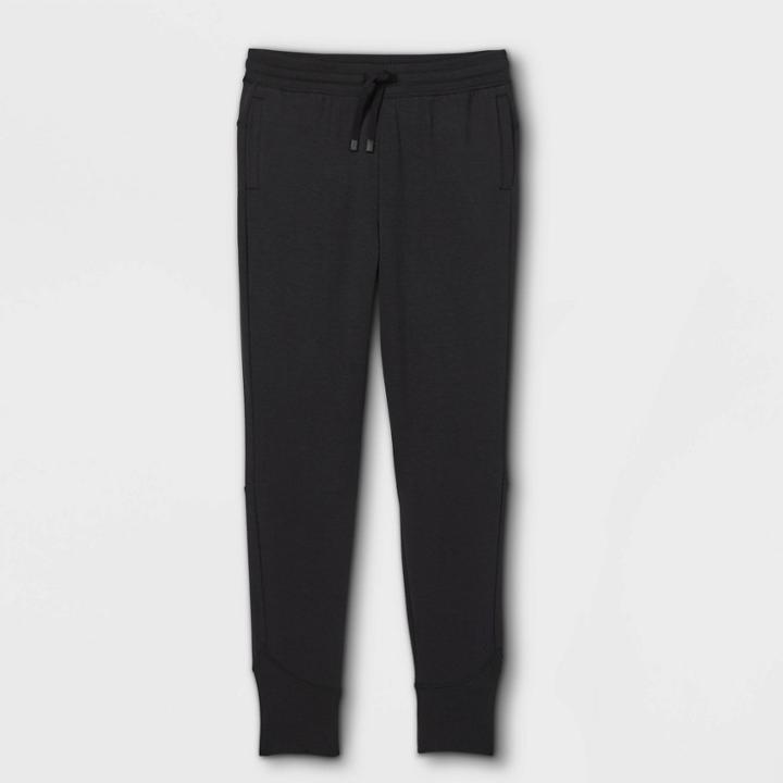 Girls' Soft Fleece Jogger Pants - All In Motion Black