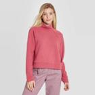 Women's Fleece Pullover Sweatshirt - A New Day Rose