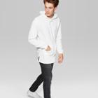 Target Men's Oversized Hooded Sweatshirt - Original Use White