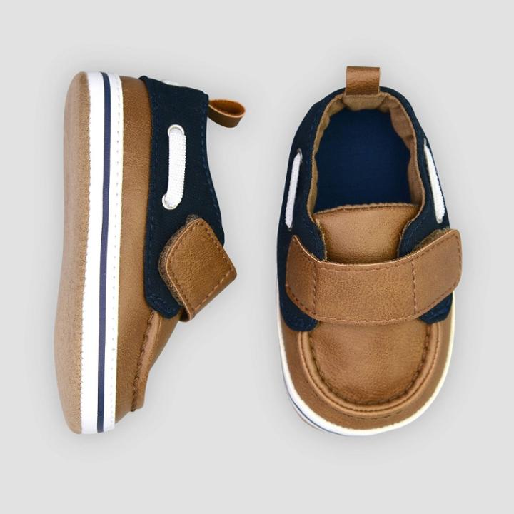 Baby Boys' Boat Shoe 3-6m - Just One You Made By Carter's Blue 3-6m, Boy's,
