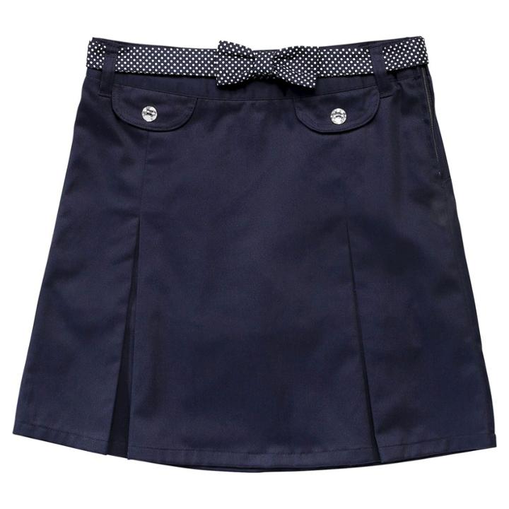 French Toast Girls' Uniform Scooter With Belt - Navy (blue)