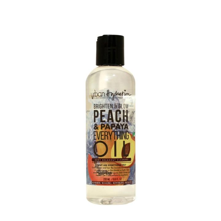 Urban Hydration Brighten And Glow Peach And Papaya Everything Body Oil