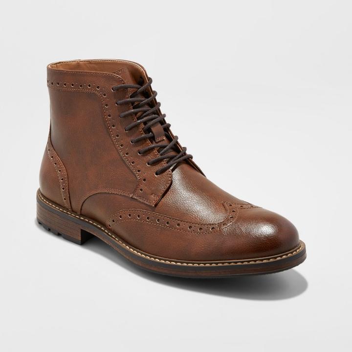 Men's Jeremy Wingtip Boot - Goodfellow & Co Brown