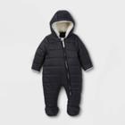 Baby Puffer Snowsuit - Cat & Jack Black Newborn