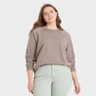Women's Plus Size Sweatshirt - Universal Thread Gray