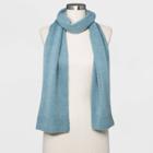Women's Cashmere Scarf - A New Day Blue/green