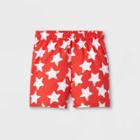 Toddler Boys' Star Print Swim Trunks - Cat & Jack Red