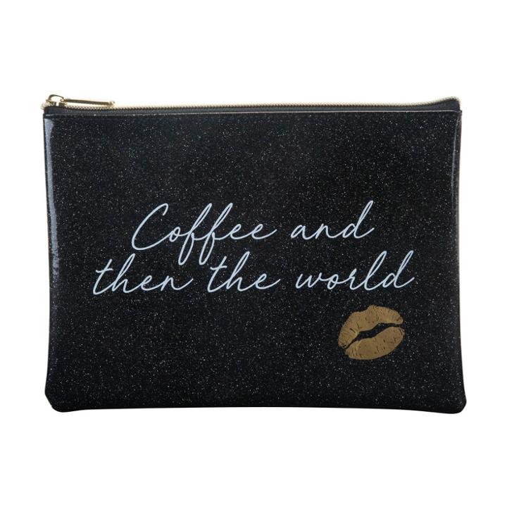 Ruby+cash Coffee And Then... Makeup Pouch - Black