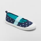 Girls' Margie Polka Dot Mary Jane Shoes - Cat & Jack Navy