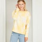 Women's Tie-dye Sweatshirt - Universal Thread Yellow