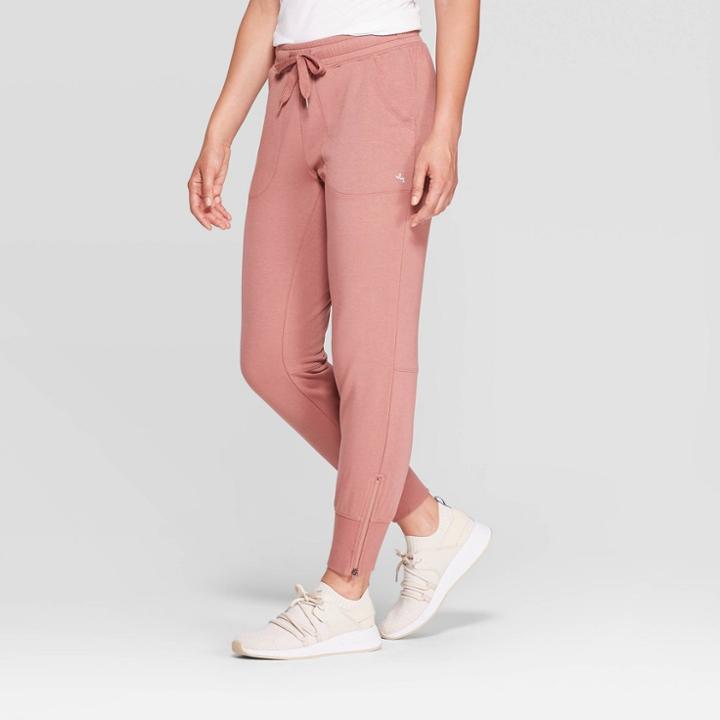 Women's Mid-rise Cozy Jogger Pants - Joylab Burlwood