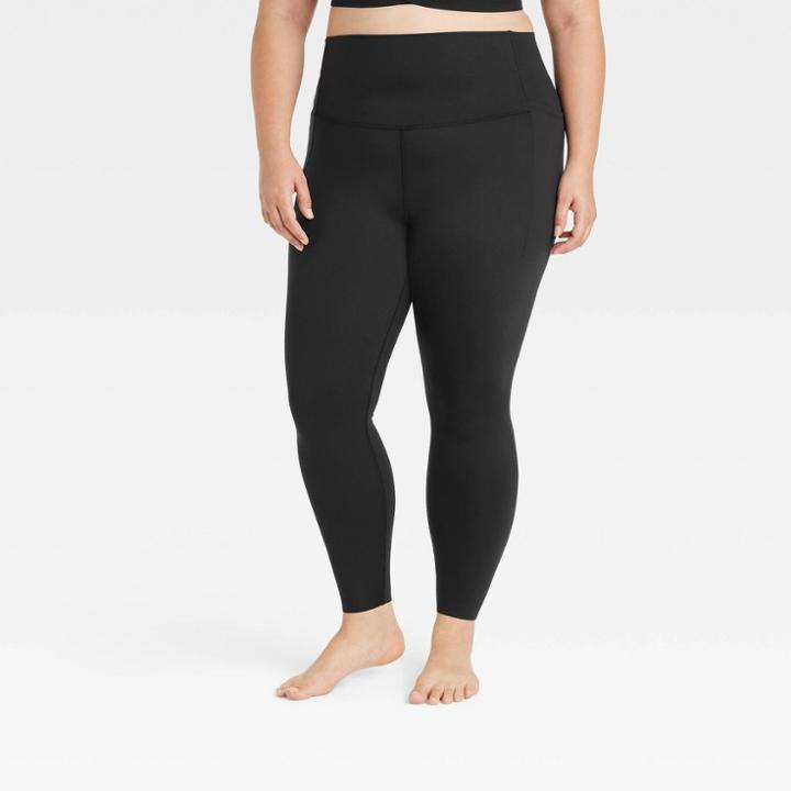 Women's Plus Size Elongate High-rise 7/8 Leggings - All In Motion Black