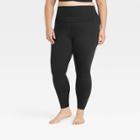 Women's Plus Size Elongate High-rise 7/8 Leggings - All In Motion Black