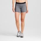 Women's Compression 4 Shorts - C9 Champion Charcoal Heather Gray