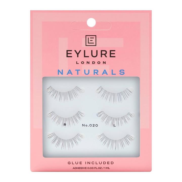 Eylure False Eyelashes Naturals No. 020 - 3pr, Adult Unisex