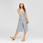 Women's Striped Tube Jumpsuit - Universal Thread Blue