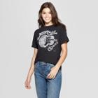 Women's Johnny Cash Short Sleeve T-shirt - (juniors') - Black