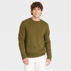 Men's Fleece Sweatshirt - Goodfellow & Co Dark Green