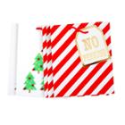 American Greetings 5pk Cub Bag 3ct No Peeking & 2ct Pom Pom Christmas Trees,