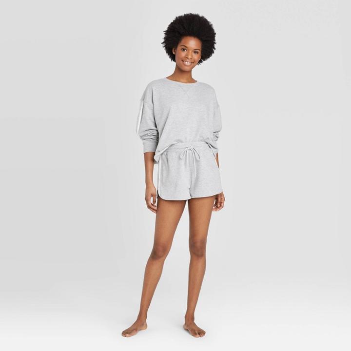 Women's Lounge Shorts - Colsie Gray