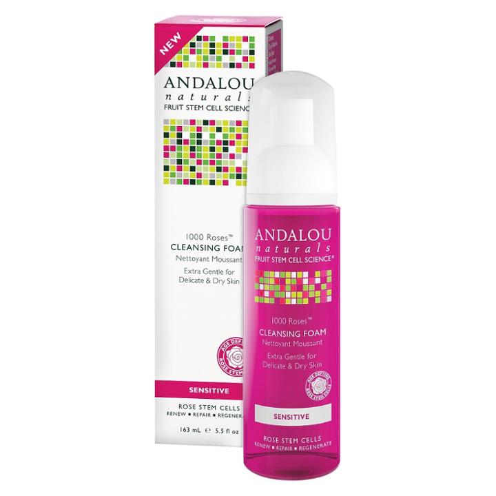 Andalou Naturals 1000 Roses Cleansing Foam