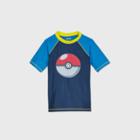 Boys' Pokemon Rash Guard Swim Shirt - Navy