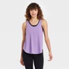 Women's Ribbed Racerback Tank Top - Joylab Purple